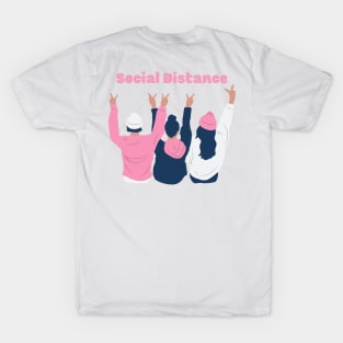 Social Distance Expert Funny t Shirt Humor Social Distancing Humor T-Shirt T-Shirt